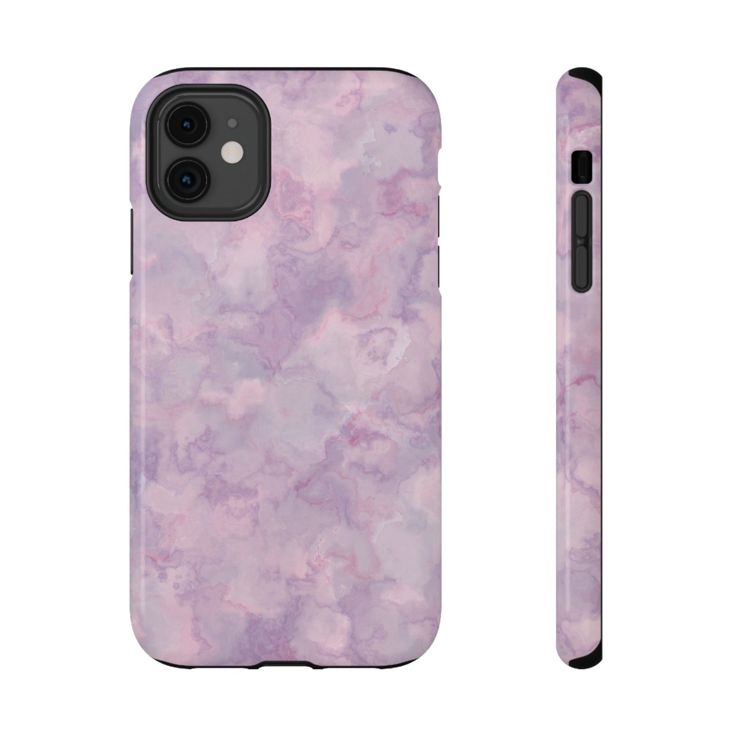 Lavender Dream Marble Phone Case – MagSafe Compatible for iPhone & Samsung Galaxy
