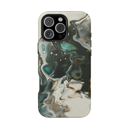 Terra Mist Earthtone Marble Phone Case – MagSafe Compatible for iPhone & Samsung Galaxy