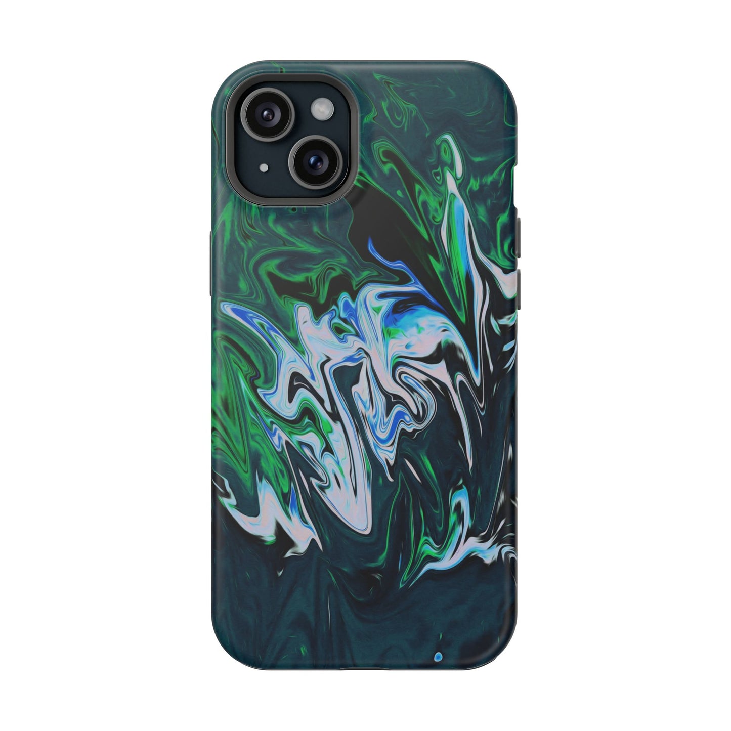 Prismatic Holographic Swirl Phone Case – MagSafe Compatible for iPhone & Samsung Galaxy