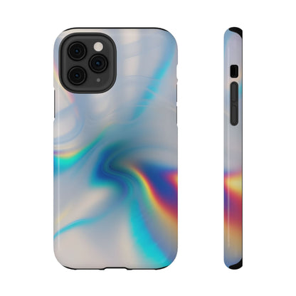 Iridescent Swirl Phone Case – MagSafe Compatible for iPhone & Samsung Galaxy