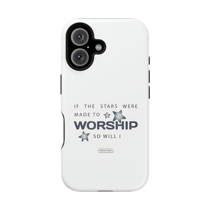Psalm 14 8:3 "Stars Made to Worship" Phone Case – MagSafe Compatible for iPhone & Samsung Galaxy