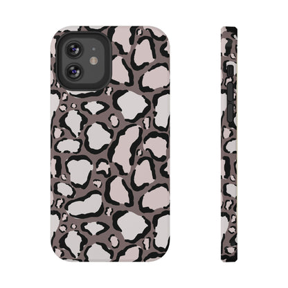 Chic Leopard Print Phone Case – MagSafe Compatible for iPhone & Samsung Galaxy