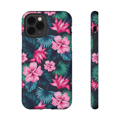 Tropical Paradise Floral Phone Case – MagSafe Compatible for iPhone & Samsung Galaxy
