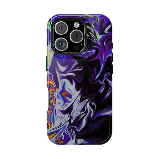 Dark Cosmic Swirl Phone Case – MagSafe Compatible for iPhone & Samsung Galaxy