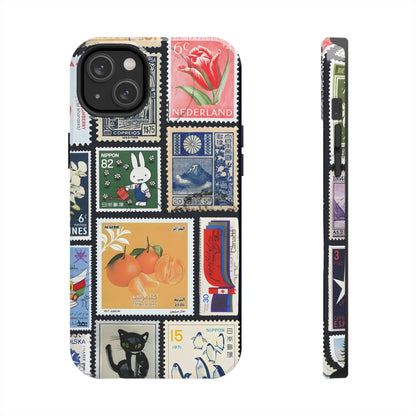 Stamp Collage Tough Phone Case - iPhone Case 15-11 All Sizes