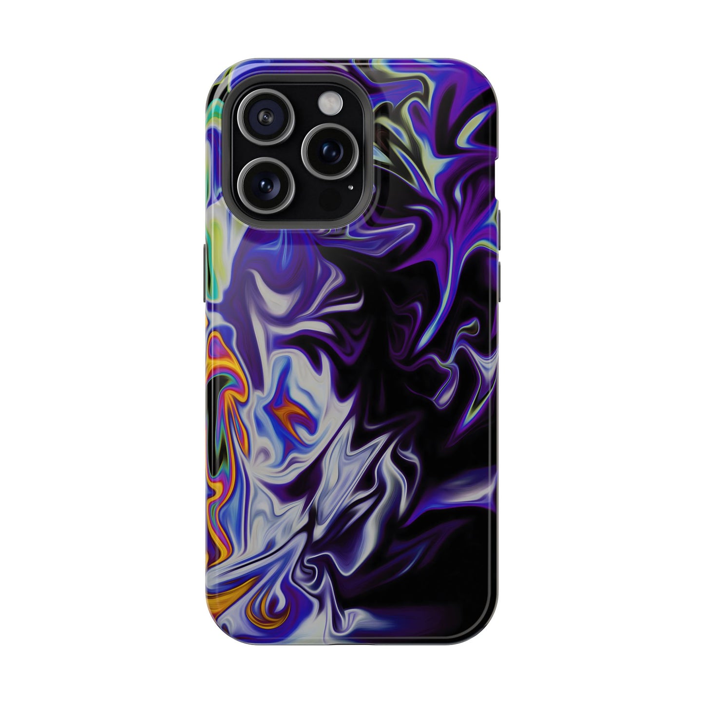 Dark Cosmic Swirl Phone Case – MagSafe Compatible for iPhone & Samsung Galaxy