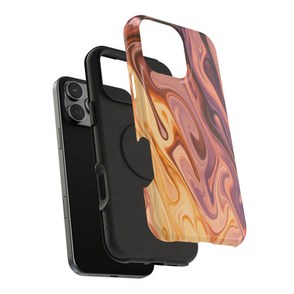 Golden Hour Swirl Phone Case – MagSafe Compatible for iPhone & Samsung Galaxy