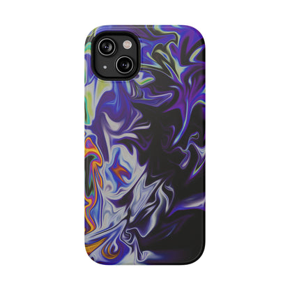 Dark Cosmic Swirl Phone Case – MagSafe Compatible for iPhone & Samsung Galaxy