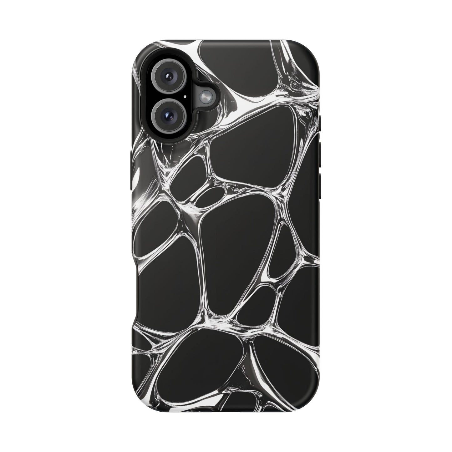 Liquid Metal Abstract Phone Case – MagSafe Compatible for iPhone & Samsung Galaxy