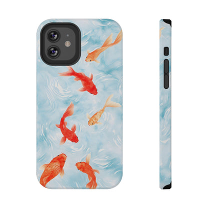 Koi Fish Pond Phone Case – MagSafe Compatible for iPhone & Samsung Galaxy