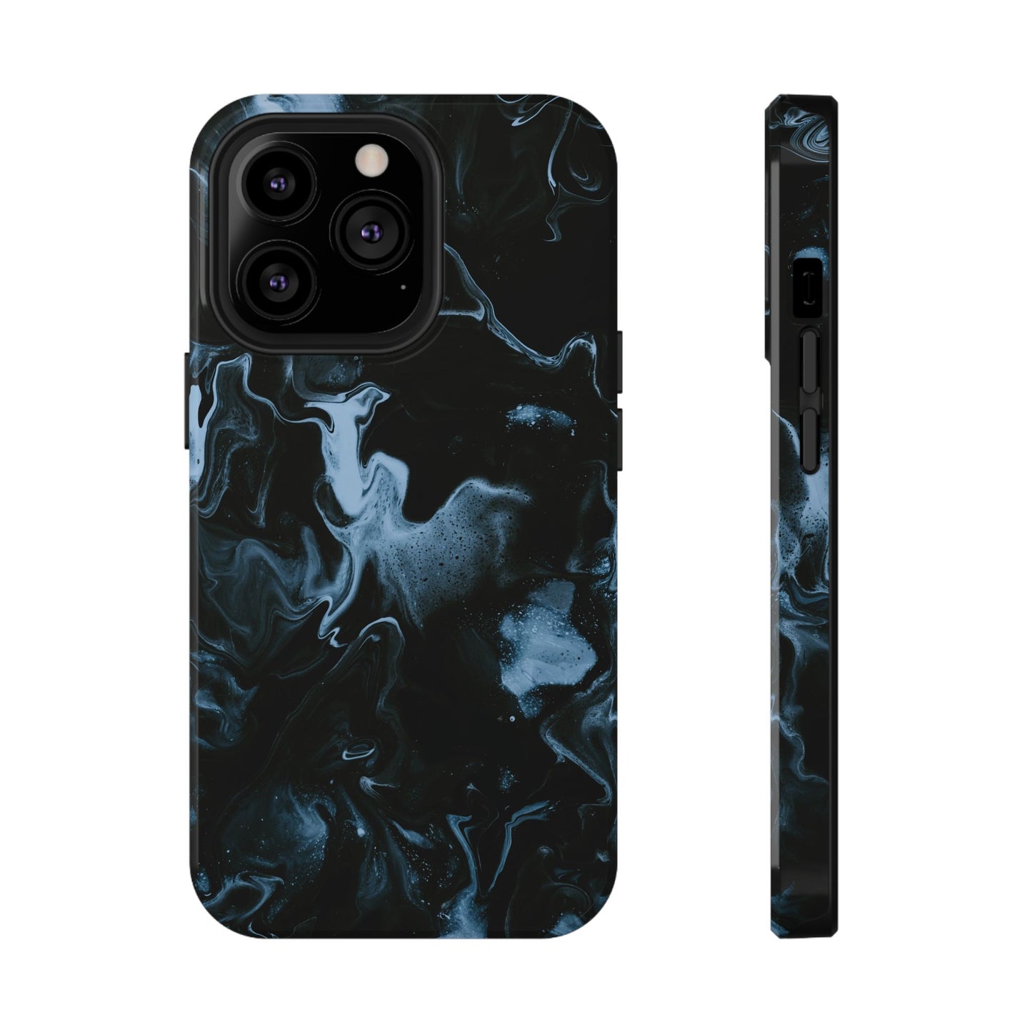 Midnight Frost Swirl Phone Case – MagSafe Compatible for iPhone & Samsung Galaxy