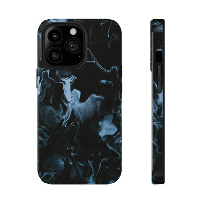 Midnight Frost Swirl Phone Case – MagSafe Compatible for iPhone & Samsung Galaxy