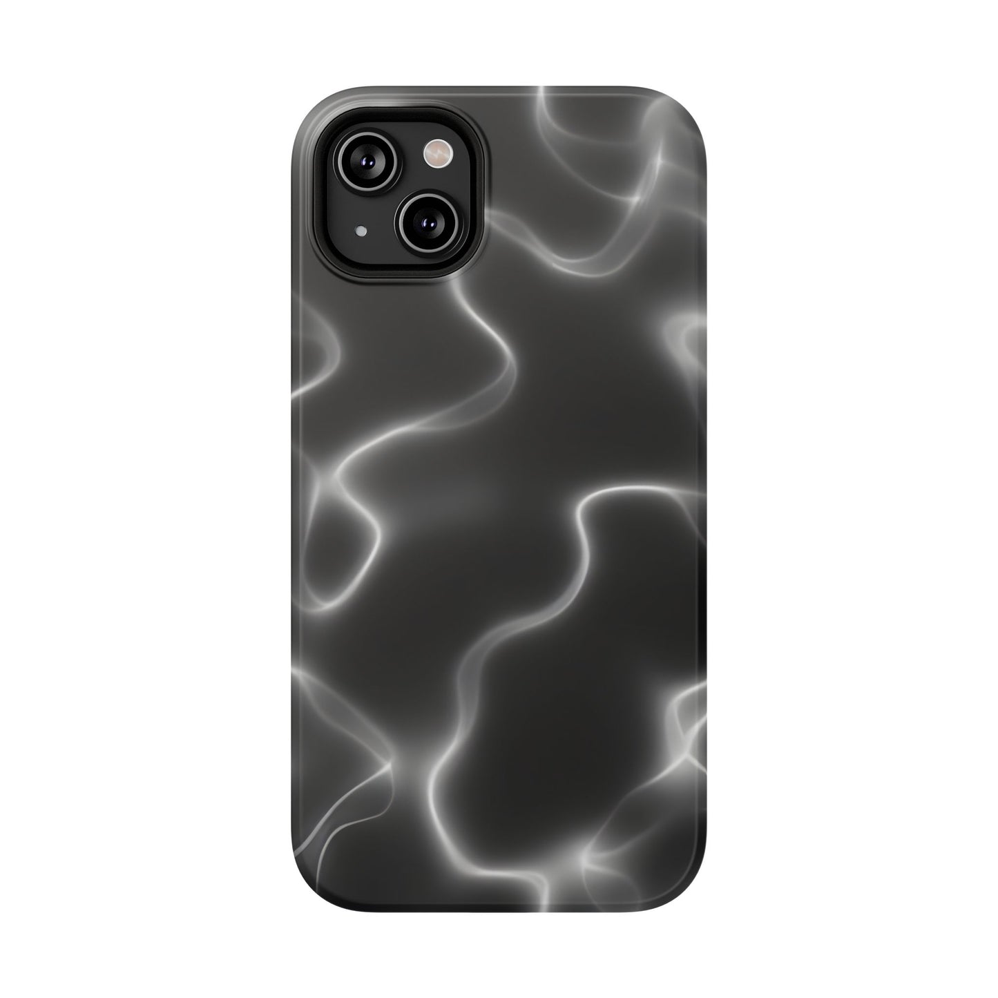 Electric Black Glow Phone Case – MagSafe Compatible for iPhone & Samsung Galaxy