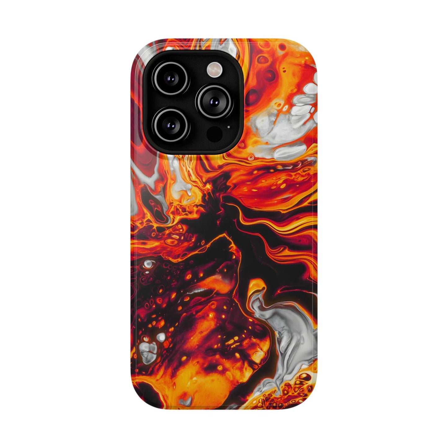Molten Lava Abstract Phone Case – MagSafe Compatible for iPhone & Samsung Galaxy