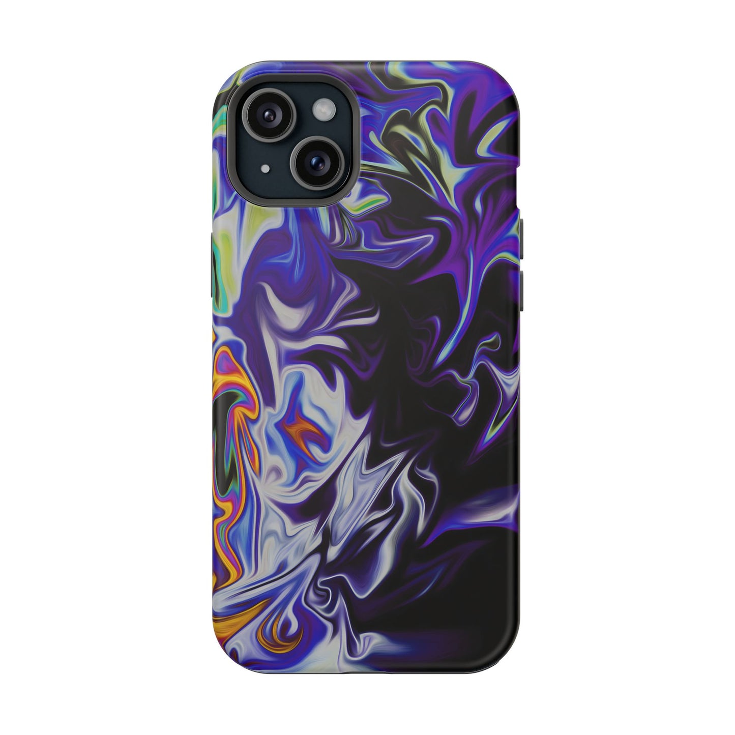 Dark Cosmic Swirl Phone Case – MagSafe Compatible for iPhone & Samsung Galaxy