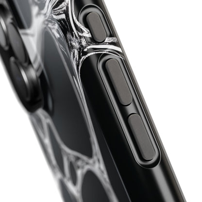 Liquid Metal Abstract Phone Case – MagSafe Compatible for iPhone & Samsung Galaxy