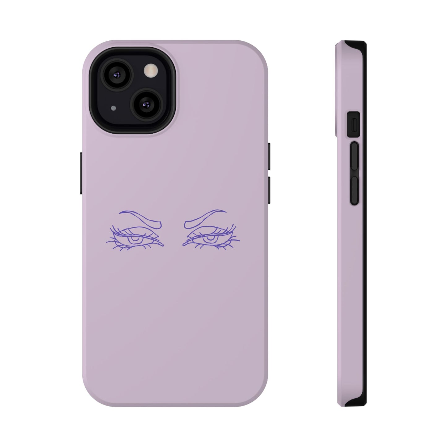 Sassy Line Art Eyes Phone Case – MagSafe Compatible for iPhone & Samsung Galaxy