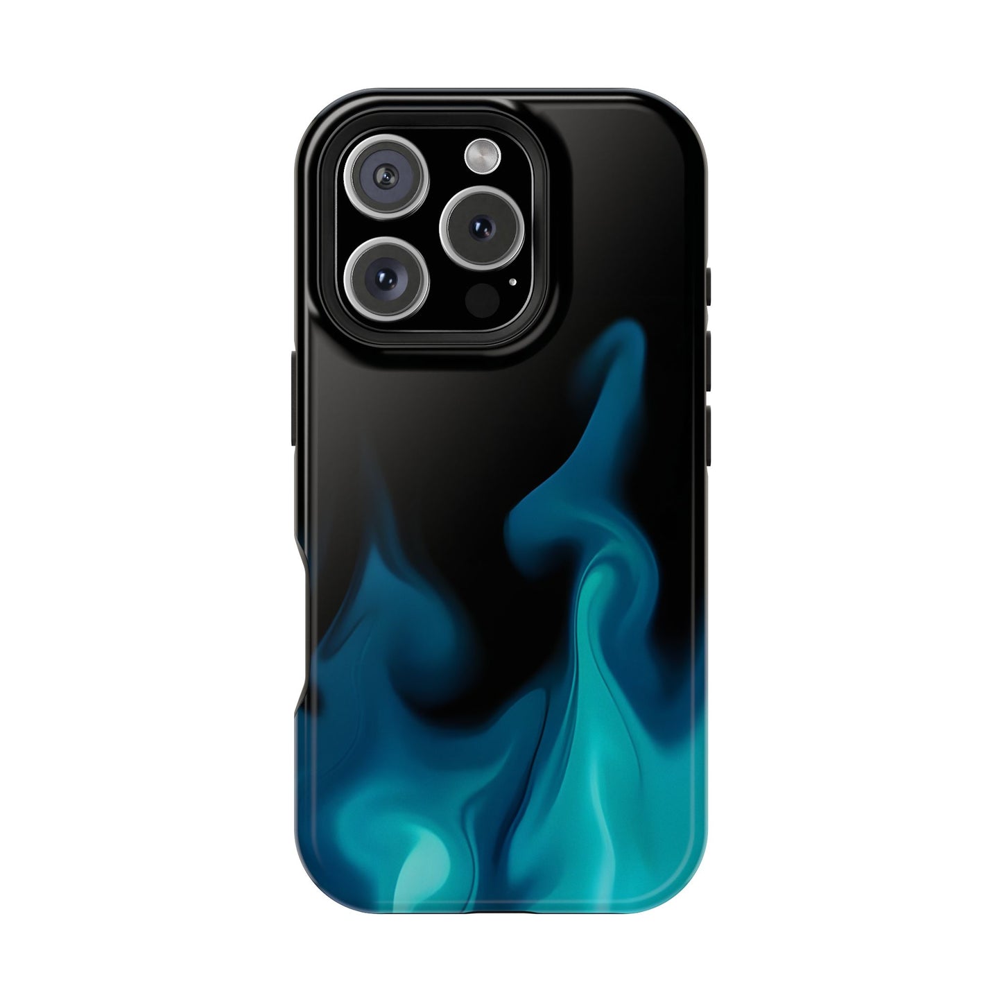 Blue Flame Energy Phone Case – MagSafe Compatible for iPhone & Samsung Galaxy
