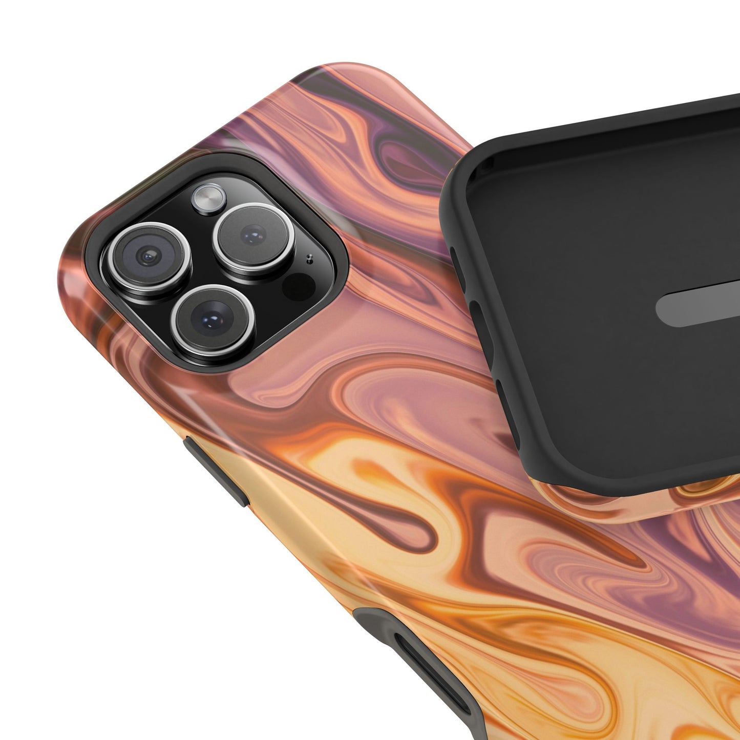 Golden Hour Swirl Phone Case – MagSafe Compatible for iPhone & Samsung Galaxy