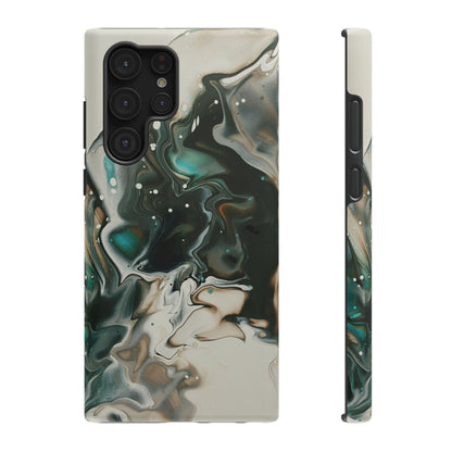 Terra Mist Earthtone Marble Phone Case – MagSafe Compatible for iPhone & Samsung Galaxy