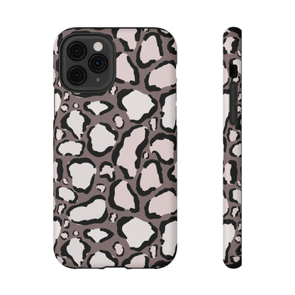 Chic Leopard Print Phone Case – MagSafe Compatible for iPhone & Samsung Galaxy