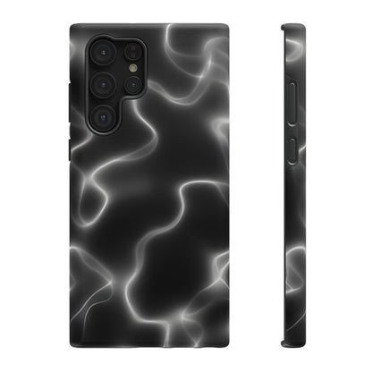 Electric Black Glow Phone Case – MagSafe Compatible for iPhone & Samsung Galaxy
