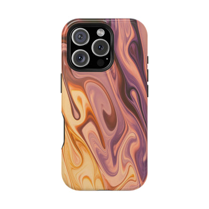 Golden Hour Swirl Phone Case – MagSafe Compatible for iPhone & Samsung Galaxy