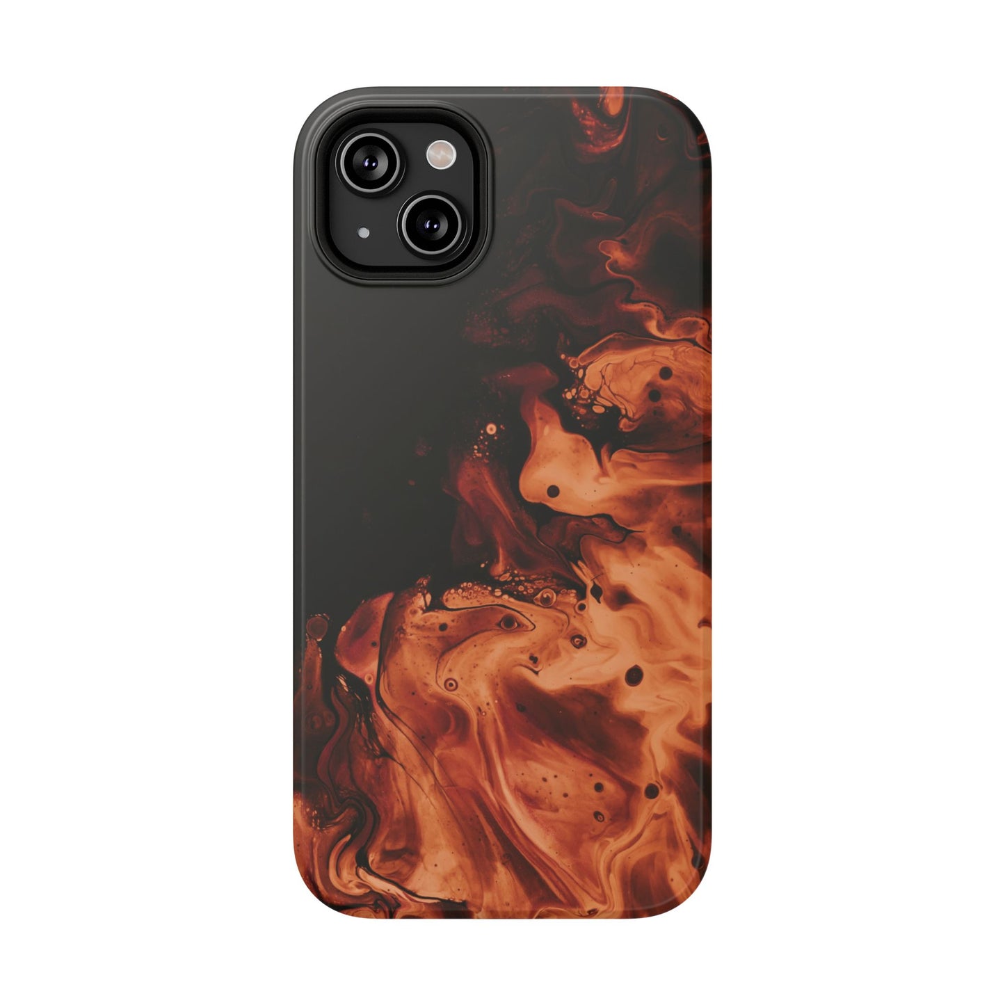 Molten Lava Abstract Art Phone Case – MagSafe Compatible for iPhone & Samsung Galaxy