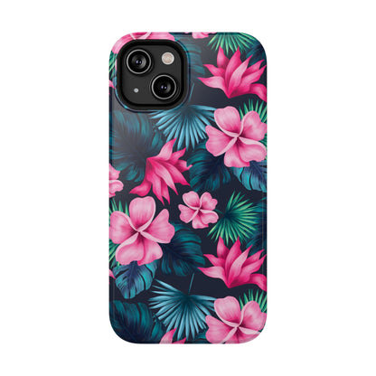 Tropical Paradise Floral Phone Case – MagSafe Compatible for iPhone & Samsung Galaxy