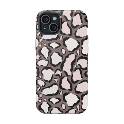 Chic Leopard Print Phone Case – MagSafe Compatible for iPhone & Samsung Galaxy