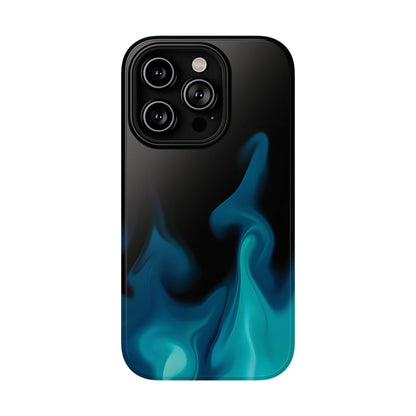 Blue Flame Energy Phone Case – MagSafe Compatible for iPhone & Samsung Galaxy
