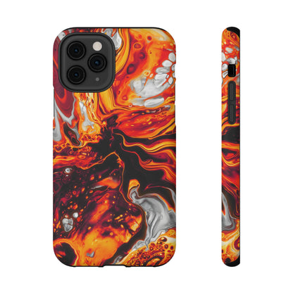 Molten Lava Abstract Phone Case – MagSafe Compatible for iPhone & Samsung Galaxy