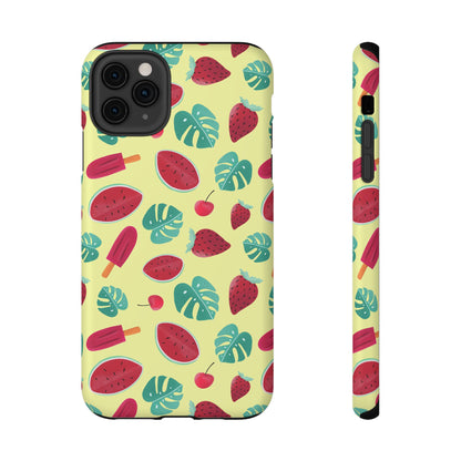 Tropical Summer Fruits Phone Case – MagSafe Compatible for iPhone & Samsung Galaxy