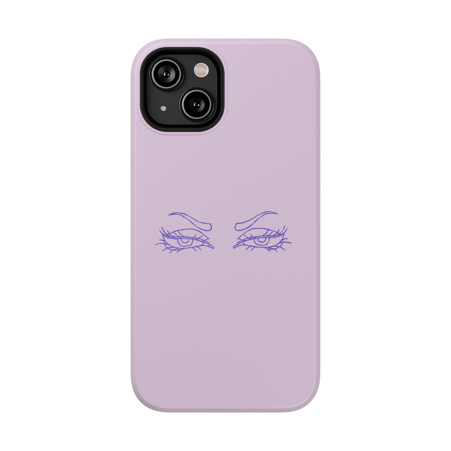 Sassy Line Art Eyes Phone Case – MagSafe Compatible for iPhone & Samsung Galaxy