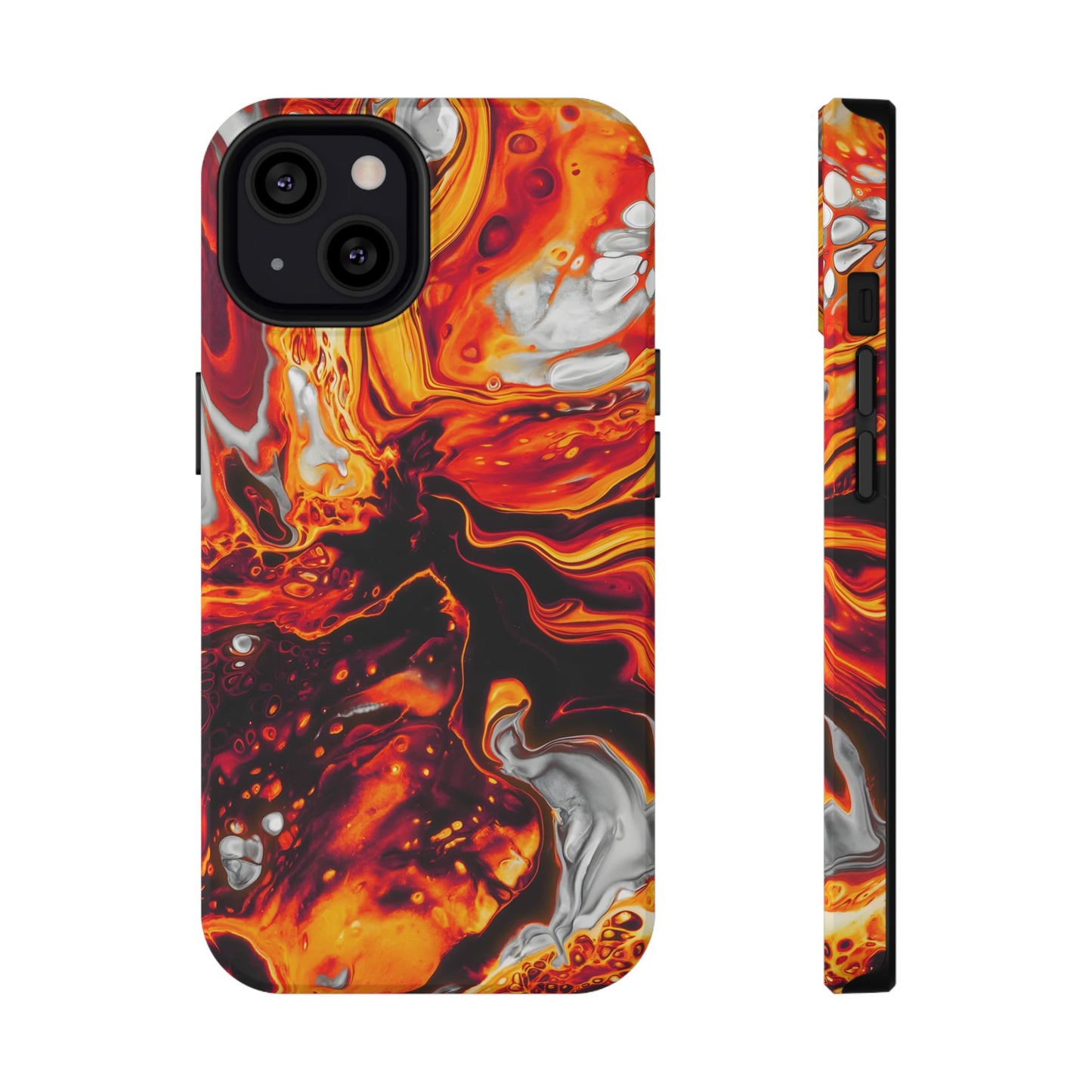 Molten Lava Abstract Phone Case – MagSafe Compatible for iPhone & Samsung Galaxy