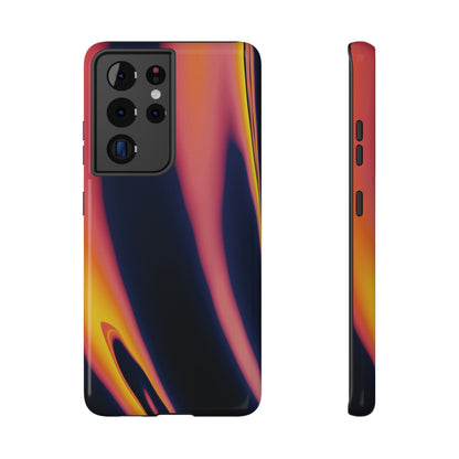 Neon Sunset Flame Phone Case – MagSafe Compatible for iPhone & Samsung Galaxy