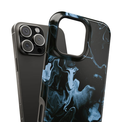 Midnight Frost Swirl Phone Case – MagSafe Compatible for iPhone & Samsung Galaxy