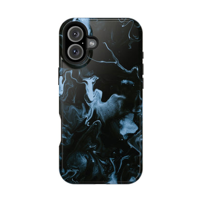 Midnight Frost Swirl Phone Case – MagSafe Compatible for iPhone & Samsung Galaxy