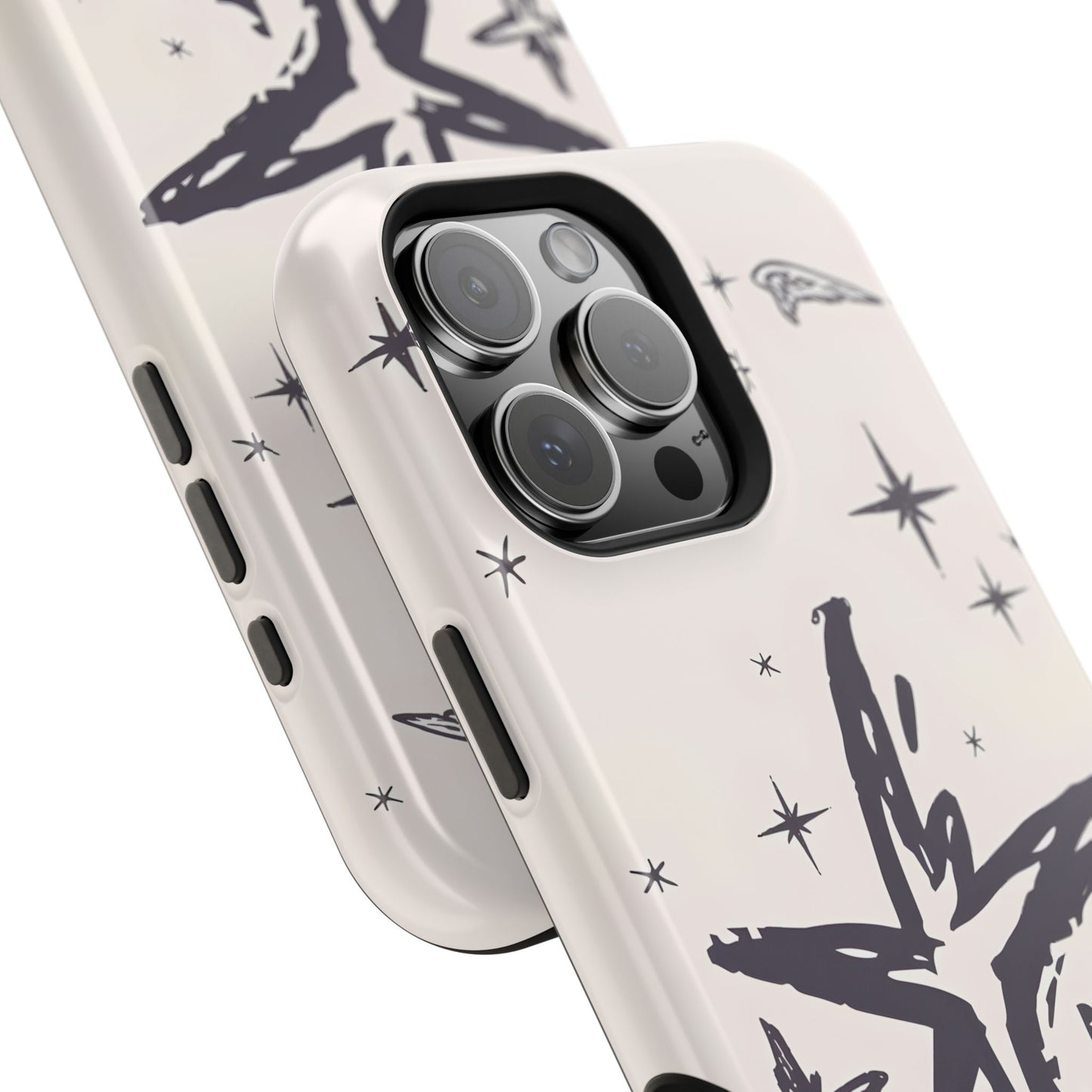 Sketch Star Doodle Phone Case – MagSafe Compatible for iPhone & Samsung Galaxy