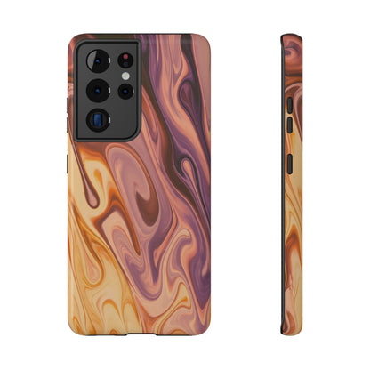 Golden Hour Swirl Phone Case – MagSafe Compatible for iPhone & Samsung Galaxy