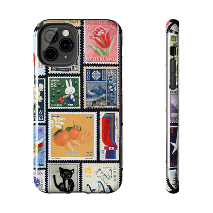 Stamp Collage Tough Phone Case - iPhone Case 15-11 All Sizes