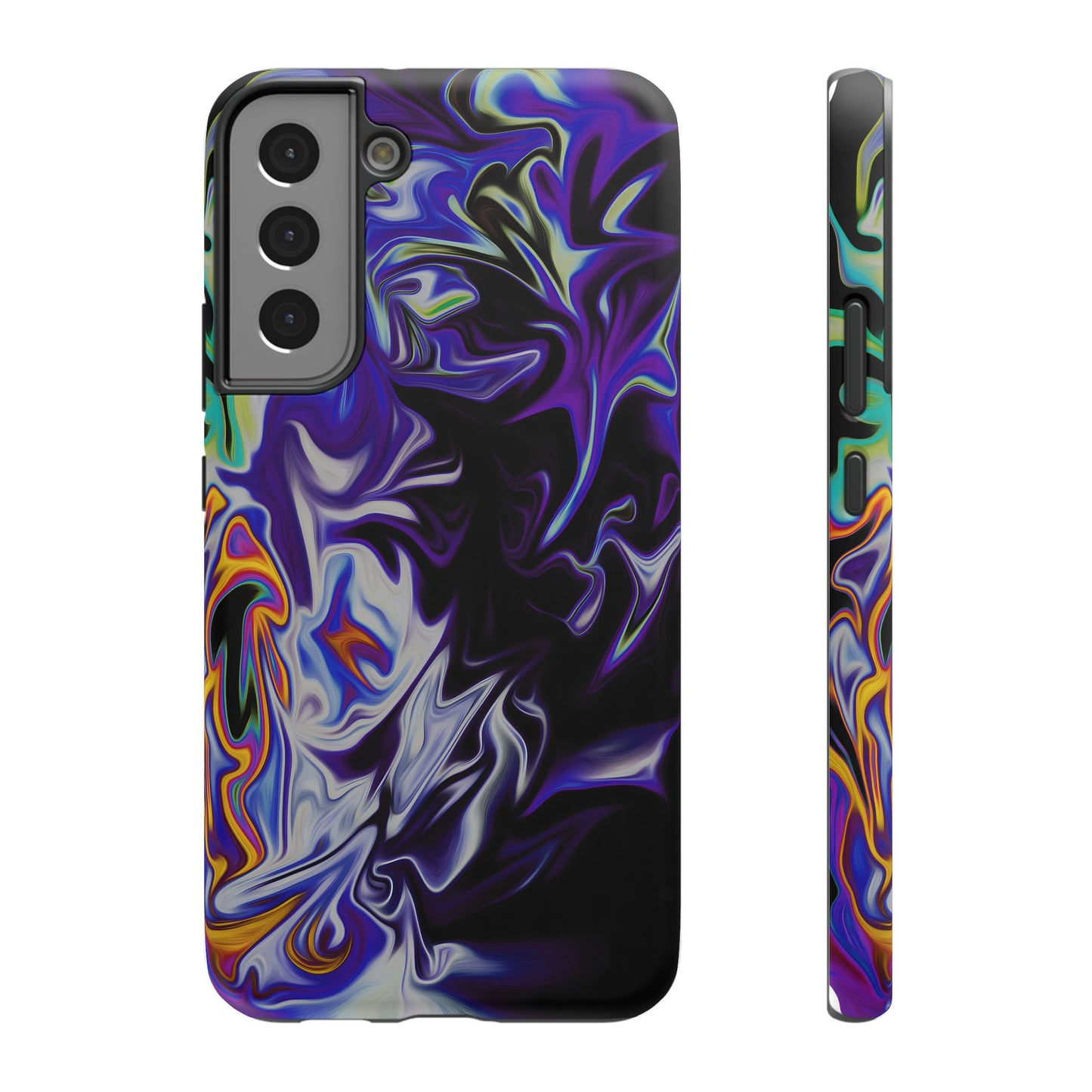 Dark Cosmic Swirl Phone Case – MagSafe Compatible for iPhone & Samsung Galaxy