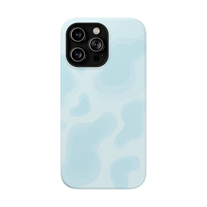Pastel Puddle Blue Camo Phone Case – MagSafe Compatible for iPhone & Samsung Galaxy