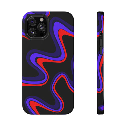Psychedelic Wave Phone Case – MagSafe Compatible for iPhone & Samsung Galaxy