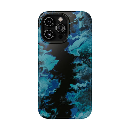 Deep Ocean Swirl Phone Case – MagSafe Compatible for iPhone & Samsung Galaxy