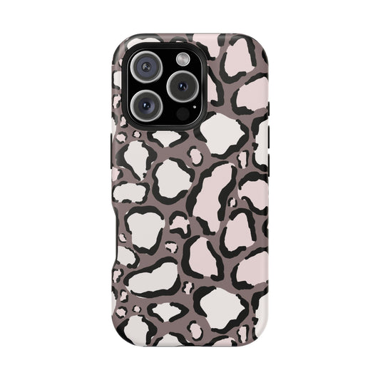 Chic Leopard Print Phone Case – MagSafe Compatible for iPhone & Samsung Galaxy