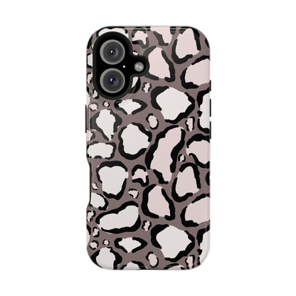 Chic Leopard Print Phone Case – MagSafe Compatible for iPhone & Samsung Galaxy