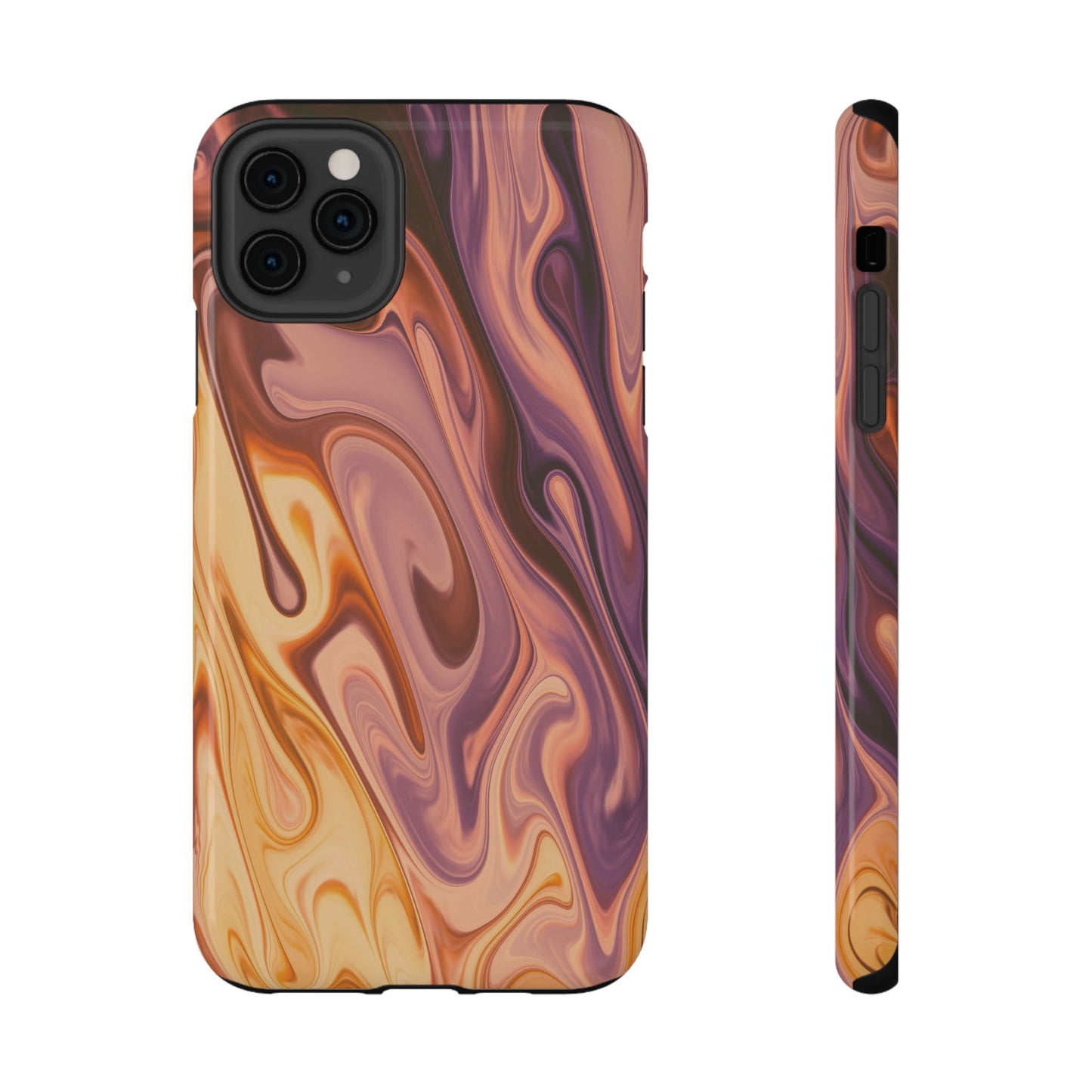 Golden Hour Swirl Phone Case – MagSafe Compatible for iPhone & Samsung Galaxy