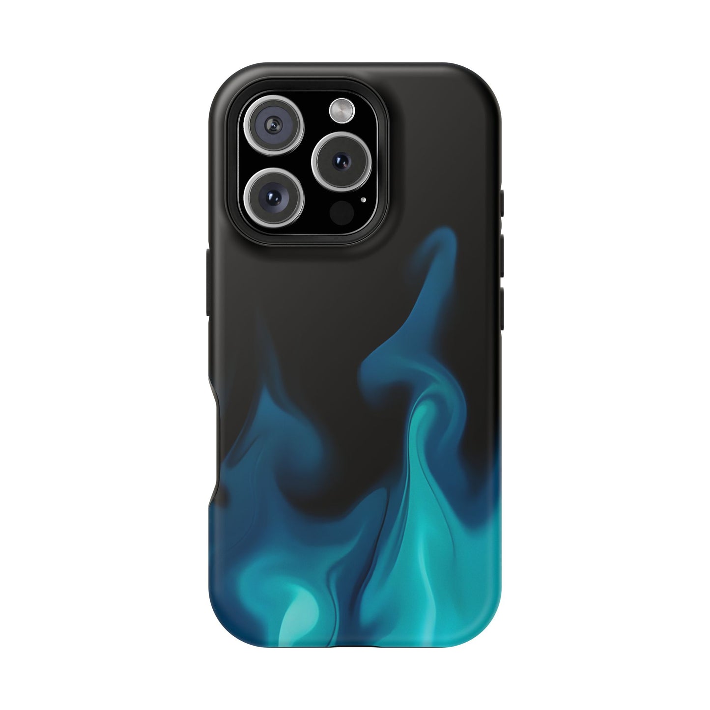 Blue Flame Energy Phone Case – MagSafe Compatible for iPhone & Samsung Galaxy