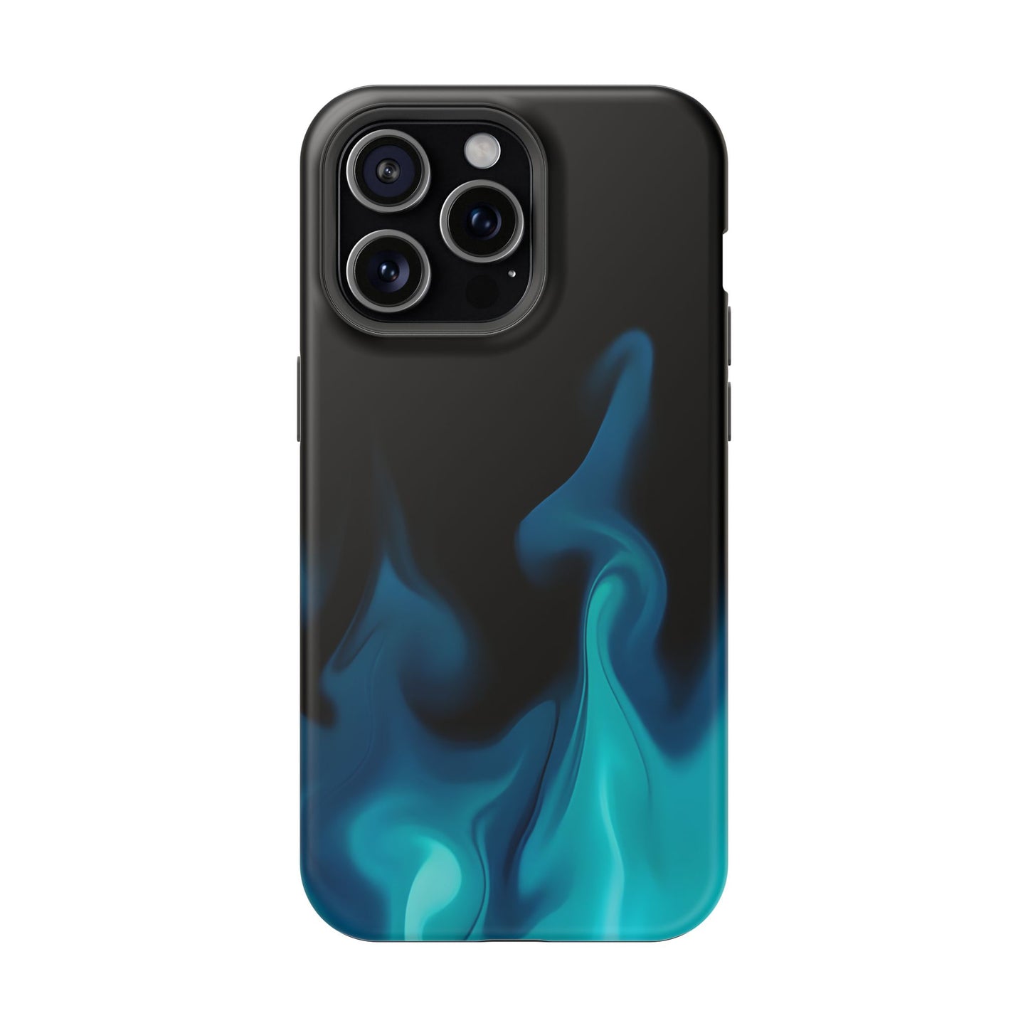 Blue Flame Energy Phone Case – MagSafe Compatible for iPhone & Samsung Galaxy